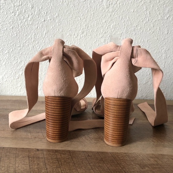 Raye Mia Suede Wrap Sandals - Picture 5 of 10